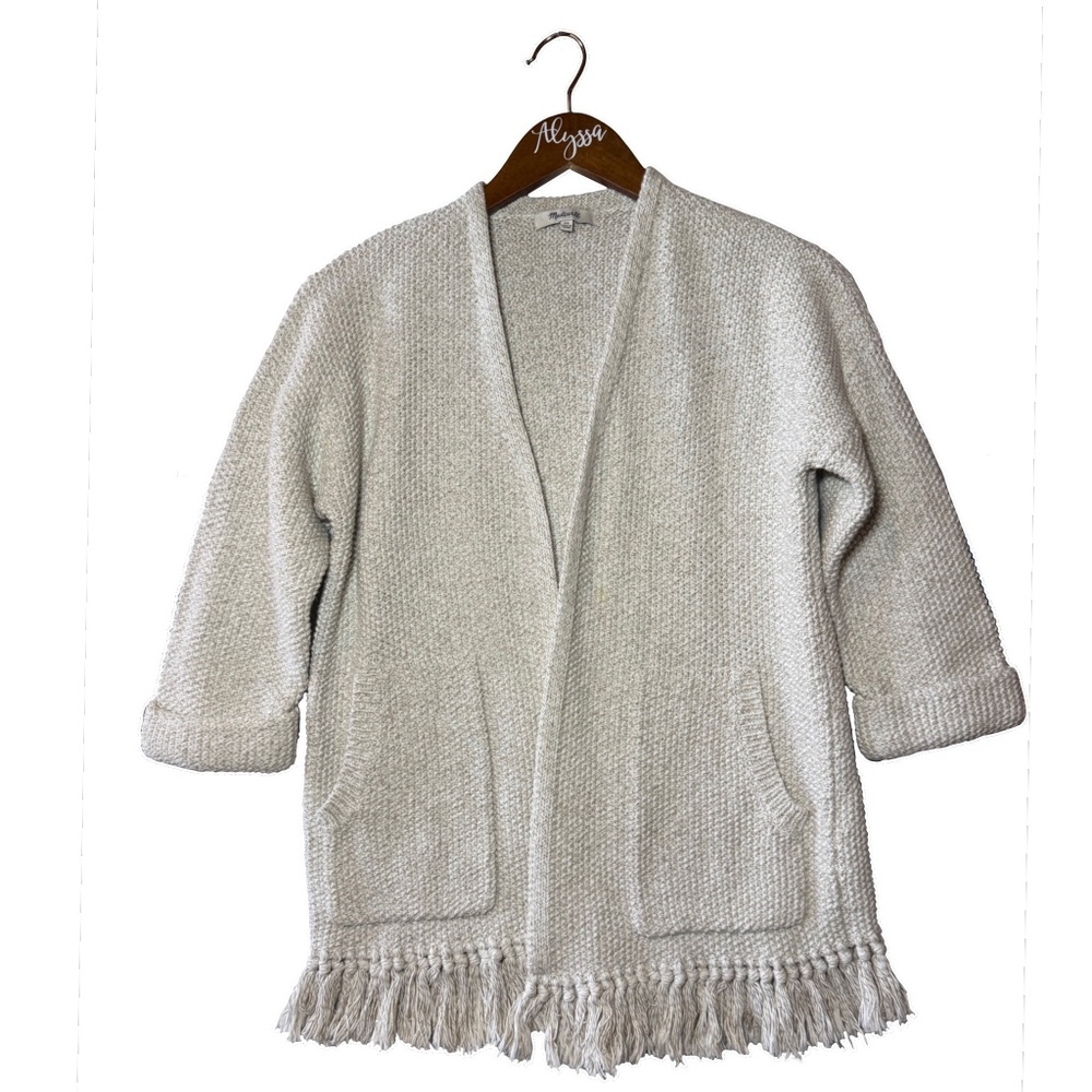 Madewell Memento Fringe Cardigan